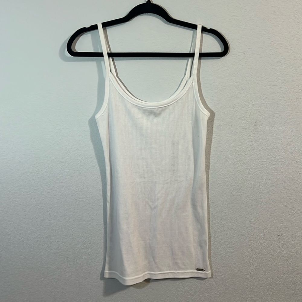 Vintage Guess White Tank Top Size XL EUC